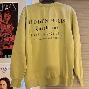 green LA crewneck 💚